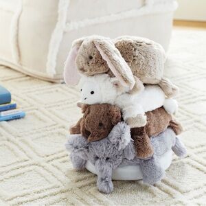 Pottery Barn Kids PBK Small Animal Plush Stacker